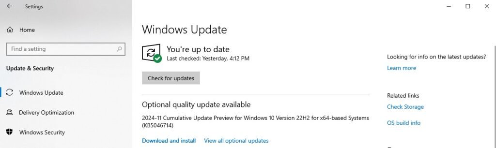 actualizacion de windows