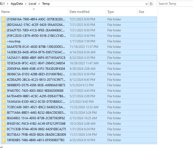 borrar archivos temporales