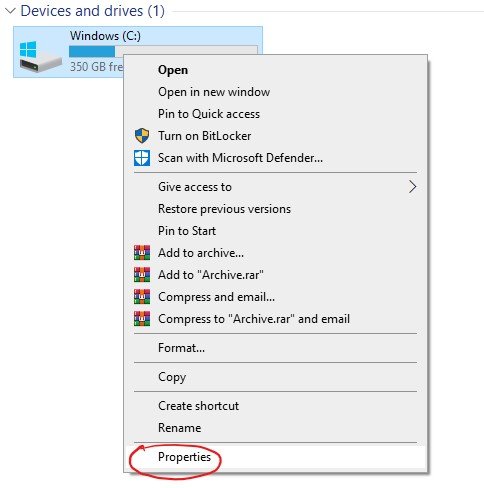 pasos a seguir para limpiar el disco duro en windows